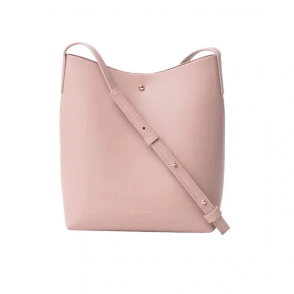 Anthropologie SAMARA Medium Shoulder Bag Peony Vegan Leather
